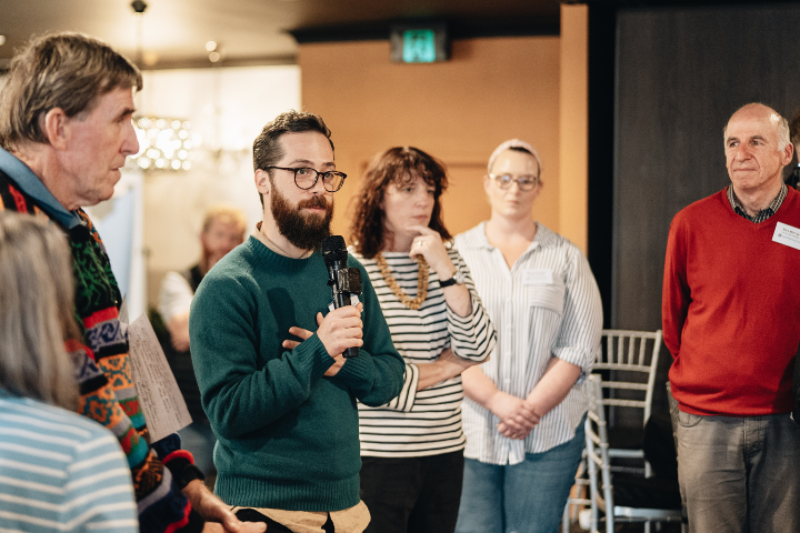 Ausgrid's Customer Consultative Committee members at a consultation event in 2024
